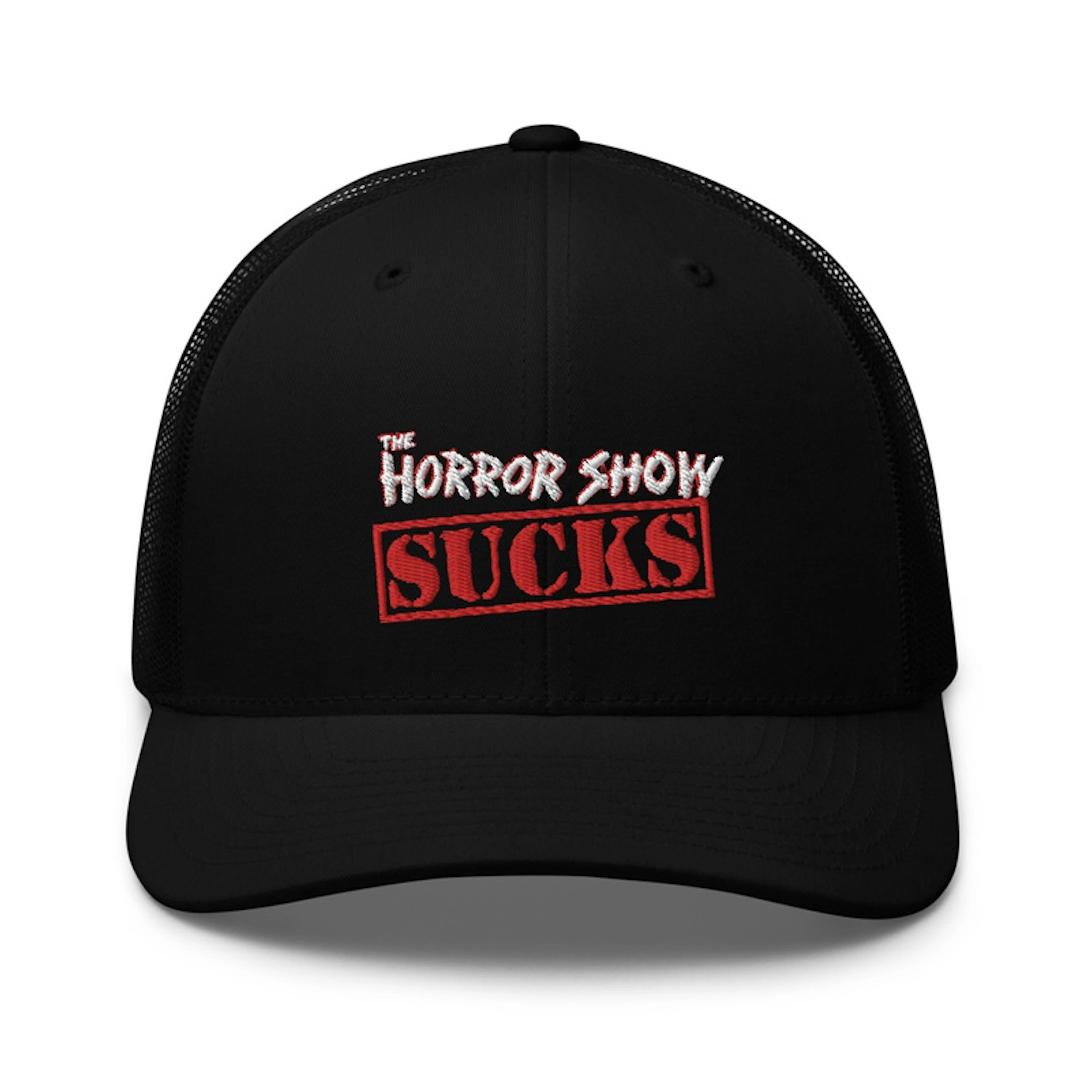 The Horror Show Sucks Canvas Trucker Hat